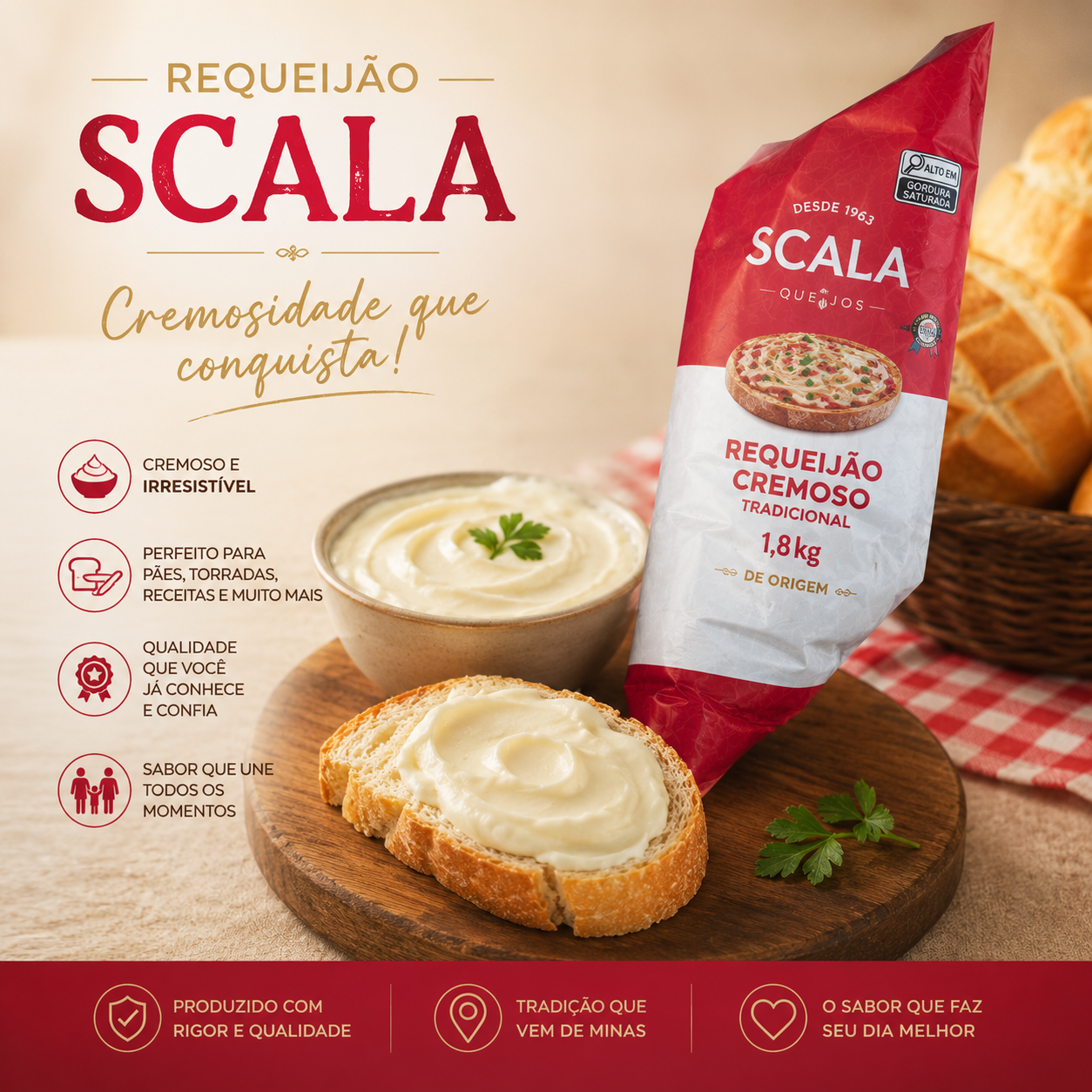Requeijão Cremoso Scala