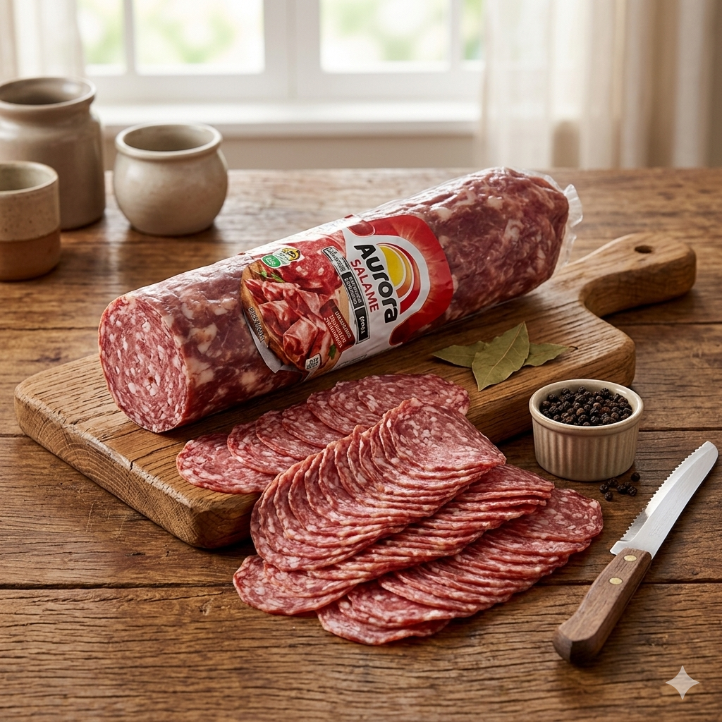 Salame Aurora Tipo Italiano - produto vendido por kg  consulte nossos vendedores