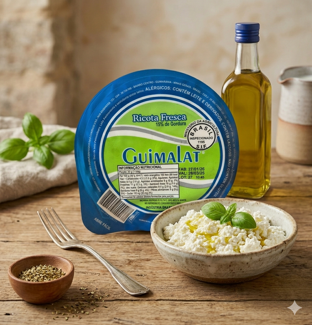 Ricota Fresca Guimalat produto vendido por kg consulte nossos vendedores