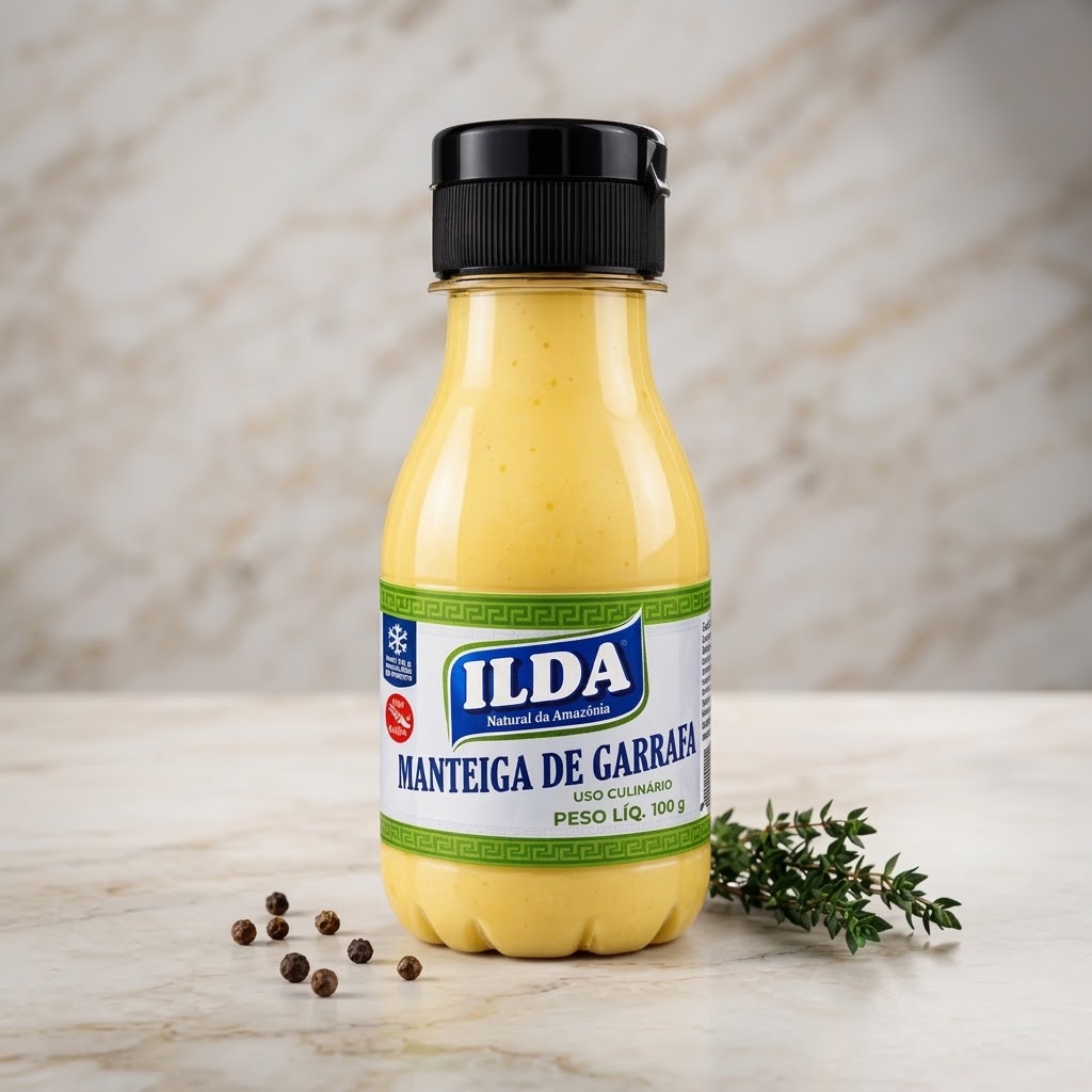 Manteiga De Garrafa Ilda Natural Da Amazônia 100g